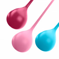 SATISFYER - LOVEBALLS TRAINING SET DE 3 STRENGTHENING BALLS BOLAS DE 57GRS + 73GRS + 86GRS