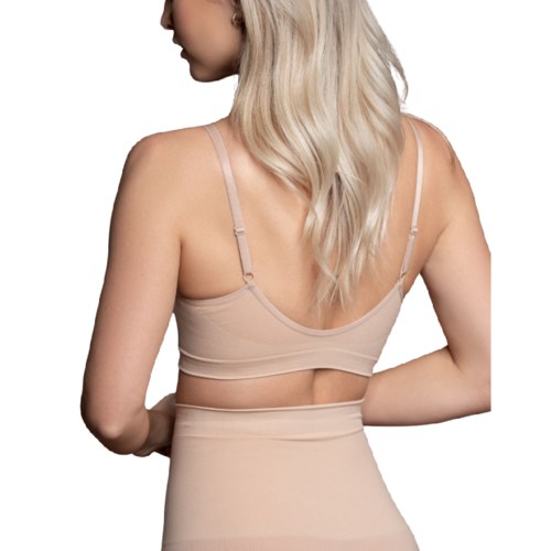 SUJETADOR SIN COSTURAS BYE-BRA - MEDIUM CONTROL  NEGRO TALLA XL