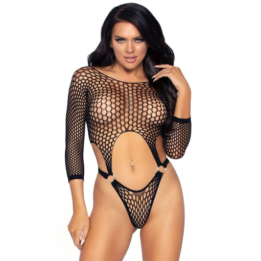 BODY TANGA DE MANGA LARGA TALLA UNICA LEG AVENUE