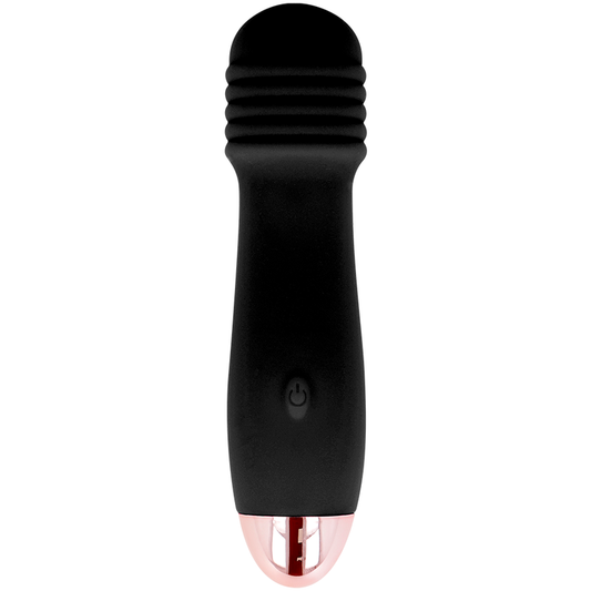 TRES MINI VIBRADOR RECARGABLE USB NEGRO 7 VELOCIDADES
