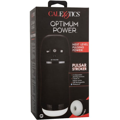 CALEXOTICS - OPTIMUM POWER MASTURBADOR CON VIBRACIÓN Y SUCCIÓN