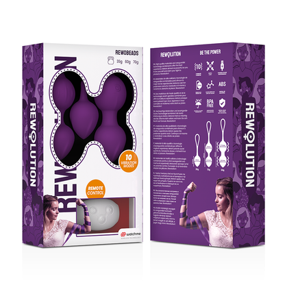 REWOLUTION - REWOBEADS BOLAS VIBRADORAS CONTROL REMOTO WATCHME 35GRS + 60GRS + 70GRS