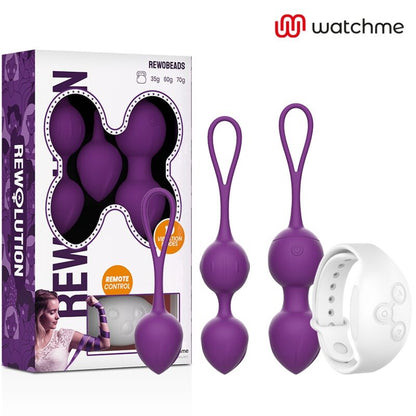 REWOLUTION - REWOBEADS BOLAS VIBRADORAS CONTROL REMOTO WATCHME 35GRS + 60GRS + 70GRS