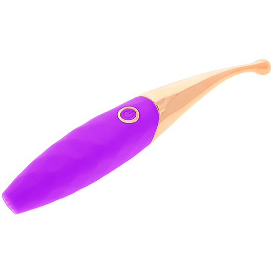 MASAJEADOR ESTIMULADOR DE CLITORIS OHMAMA - RECARGABLE 36 MODOS LILA