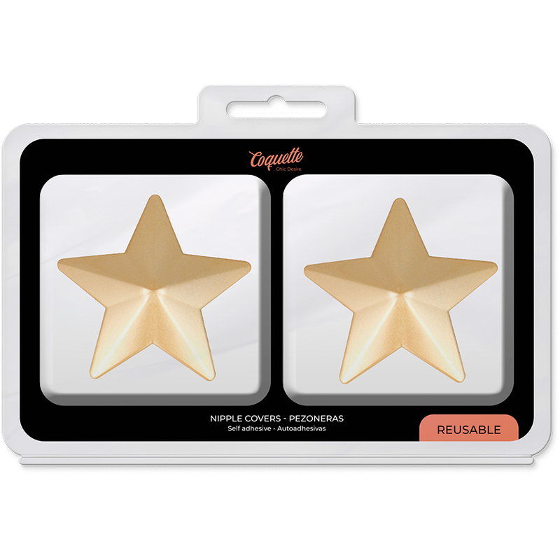 CUBRE PEZONES COQUETTE CHIC DESIRE - METAL ESTRELLAS