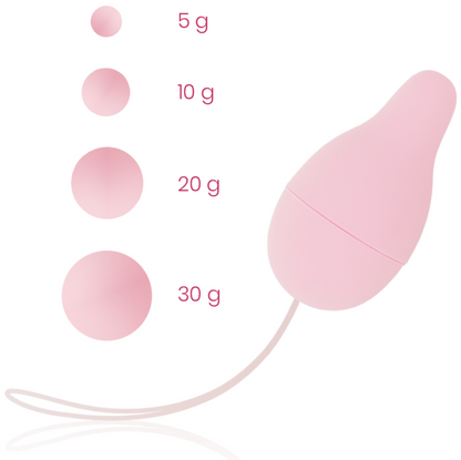 OHMAMA - DESARROLLADOR SUELO PELVICO KEGEL SISTEMA DE 5GRS + 10GRS + 20GRS+ 30GRS
