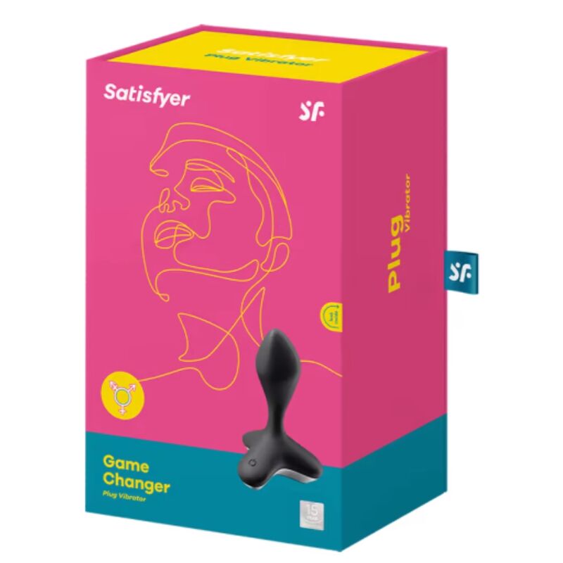 PLUG ANAL VIBRADOR UNISEX RECARGABLE SATISFYER - GAME CHANGER