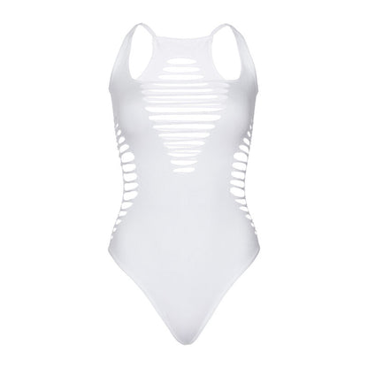 BODY LEG AVENUE -  TANGA RACERBACK NEGRO