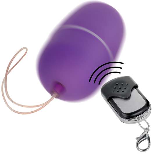 HUEVO VIBRADOR ONLINE - CONTROL REMOTO TALLA M LILA