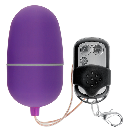 HUEVO VIBRADOR ONLINE - CONTROL REMOTO TALLA M LILA