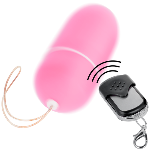 HUEVO VIBRADOR ONLINE - CONTROL REMOTO TALLA L ROSA