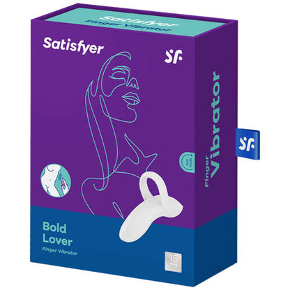 BOLD LOVER VIBRADOR PARA DEDO BLANCO  SATISFYER