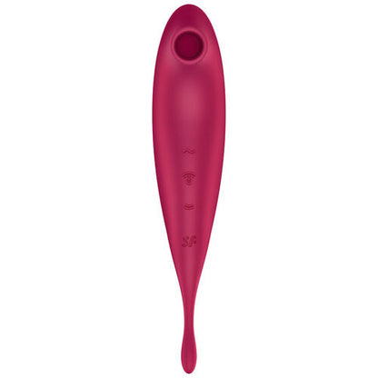 SUCCIONADOR DE ONDAS Y ESTIMULADOR 2 EN 1 SATISFYER TWIRLING PRO