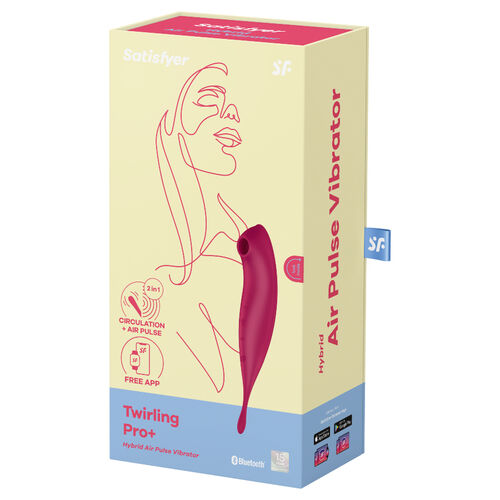 SUCCIONADOR DE ONDAS Y ESTIMULADOR 2 EN 1 SATISFYER TWIRLING PRO