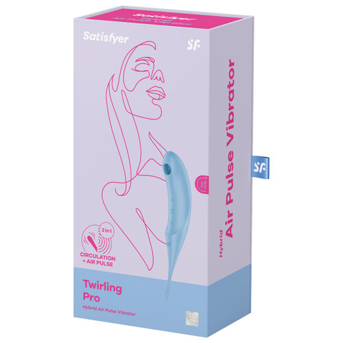 SUCCIONADOR DE ONDAS Y ESTIMULADOR 2 EN 1 SATISFYER TWIRLING PRO