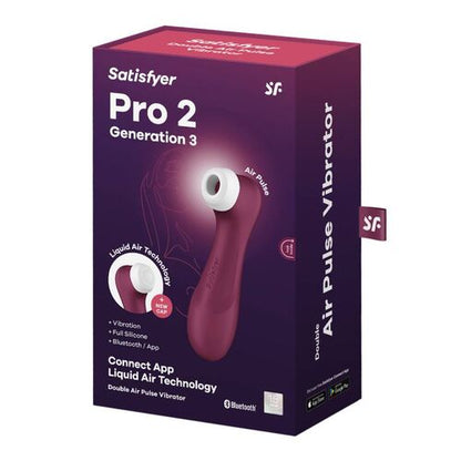 SUCCIONADOR DE CLÍTORIS SATISFYER PRO 2 GENERACIÓN 3 - NEGRO BLUETOOTH &  APP