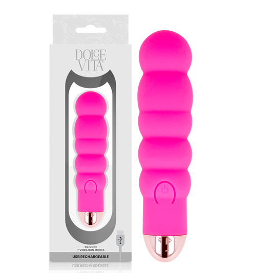 SIX MINI VIBRADOR RECARGABLE ROSA 7 VELOCIDADES