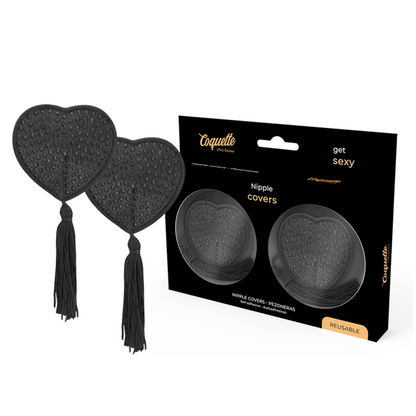 CUBRE PEZONES COQUETTE CHIC DESIRE - NEGRO