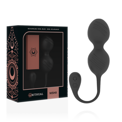 BOLAS KEGEL VIBRADORAS RECARGABLES ORQUIDEA RITHUAL - NISHA 75GRS