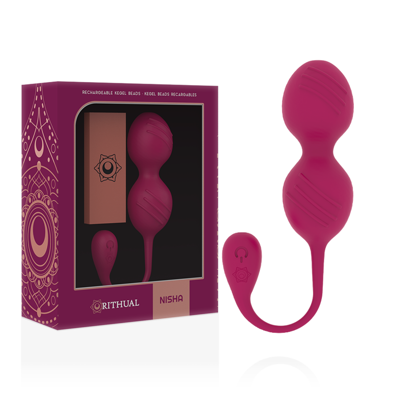 BOLAS KEGEL VIBRADORAS RECARGABLES ORQUIDEA RITHUAL - NISHA 75GRS