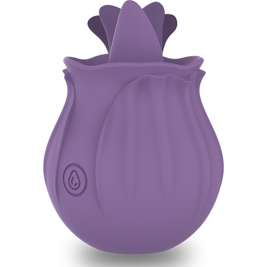 VIOLET ESTIMULADOR DE CLÍTORIS CON LENGUA BASE MAGNÉTICA