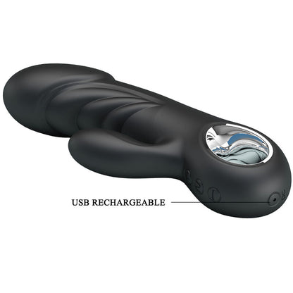 ANSEL VIBRADOR RABBIT CON 7 FUNCIONES RECARGABLE USB