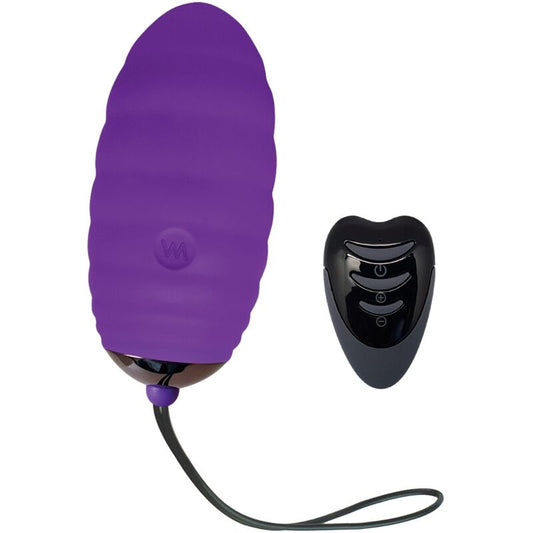 HUEVO VIBRADOR ADRIEN LASTIC - OCEAN BREEZE 2.0 RECARGABLE CONTROL REMOTO VIOLETA