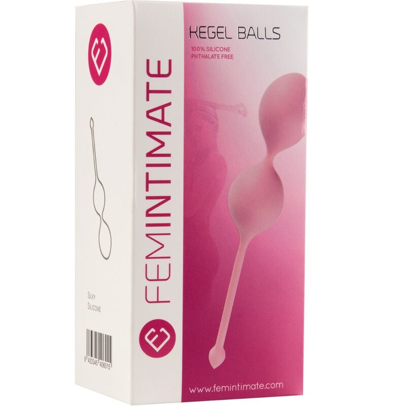 FEMINTIMATE - KEGEL BOLAS BÁSICAS DE SILICONA ROSA
