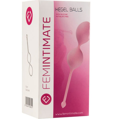 FEMINTIMATE - KEGEL BOLAS BÁSICAS DE SILICONA ROSA