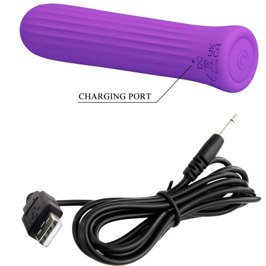 BLANCHE MINI VIBRADOR ESTIMULADOR LILA RECARGABLE USB