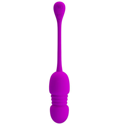 HUEVO VIBRADOR PRETTY LOVE - CALLIE  RECARGABLE MORADO CON MOVIMIENTO DE EMPUJE