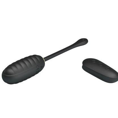 HUEVO VIBRADOR PRETTY LOVE - DOREEN DE LUJO RECARGABLE NEGRO CONTROL REMOTO