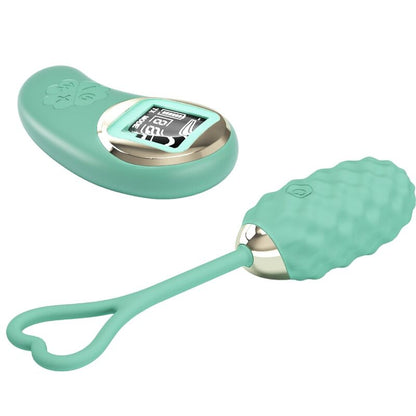 VIVIAN HUEVO VIBRADOR CON CONTROL REMOTO VERDE RECARGABLE USB