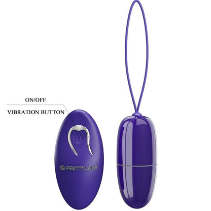 HUEVO VIBRADOR PRETTY LOVE - SELKIE YOUTH CONTROL REMOTO VIOLETA