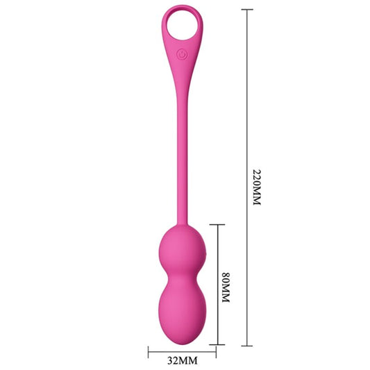 PRETTY LOVE - ELVIRA BOLAS VIBRADORAS RECARGABLE ROSA 50GRS