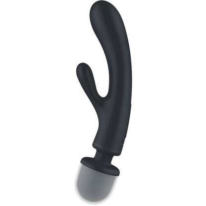 MASAJEADOR WAND Y RABBIT SATISFYER - 3 EN UNO TRIPLE LOVER  VIBRADOR RABBIT ROSA
