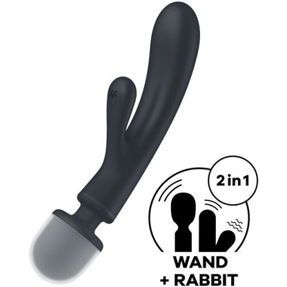 MASAJEADOR WAND Y RABBIT SATISFYER - 3 EN UNO TRIPLE LOVER  VIBRADOR RABBIT ROSA