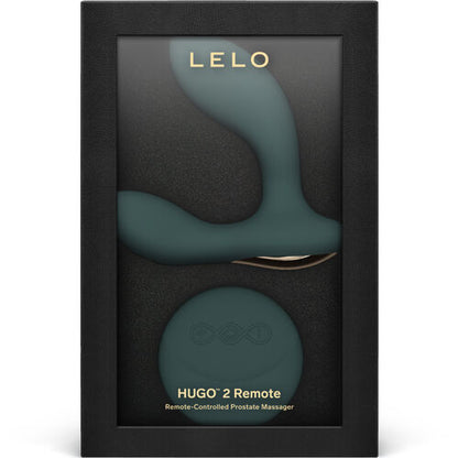 MASAJEADOR DE PRÓSTATA CON CONTROL REMOTO LELO - HUGO 2 VERDE