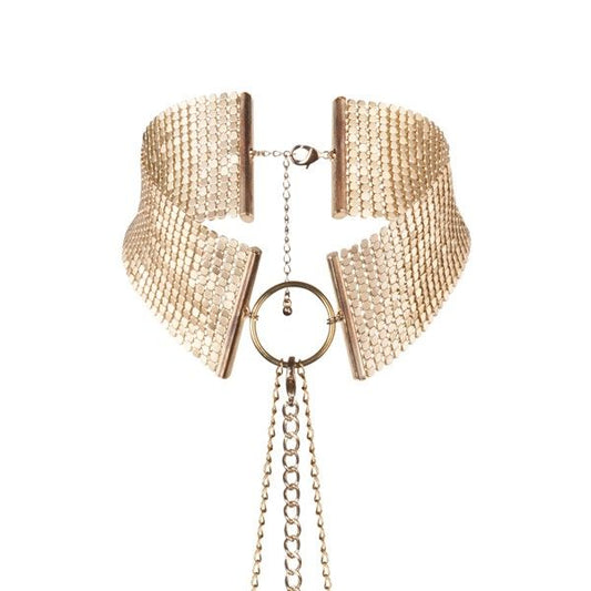 COLLAR METÁLICO BIJOUX - DÉSIR MÉTALLIQUE  DORADO