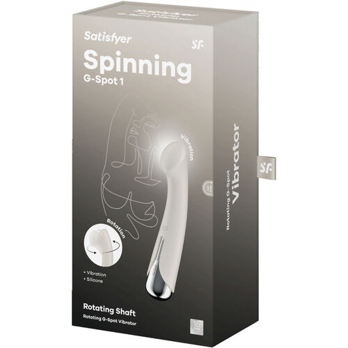 SPINNING G-SPORT 1 VIBRADOR ROTADOR ROJO RECARGABLE USB SATISFYER