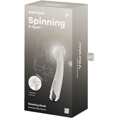 SPINNING G-SPORT 1 VIBRADOR ROTADOR ROJO RECARGABLE USB SATISFYER