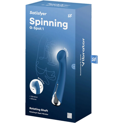 SPINNING G-SPORT 1 VIBRADOR ROTADOR ROJO RECARGABLE USB SATISFYER