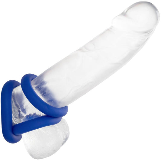 ADMIRAL SET 3 ANILLOS PARA PENE AZUL CALEXOTICS