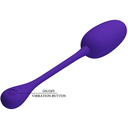HUEVO VIBRADOR  PRETTY LOVE - KNUCKER RECARGABLE LILA