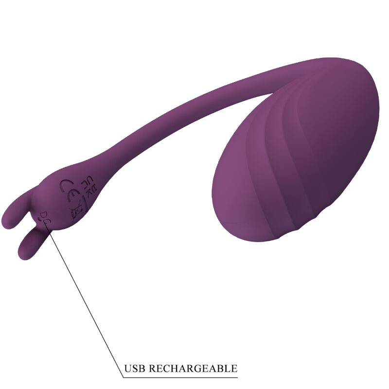 HUEVO VIBRADOR PRETTY LOVE - CATALINA  APP + CONTROL REMOTO LILA