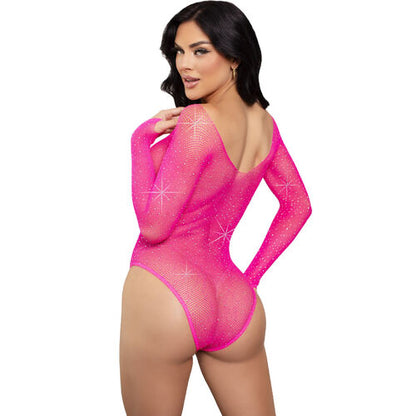 BODY LEG AVENUE - REJILLA CRISTALIZADA VERDE