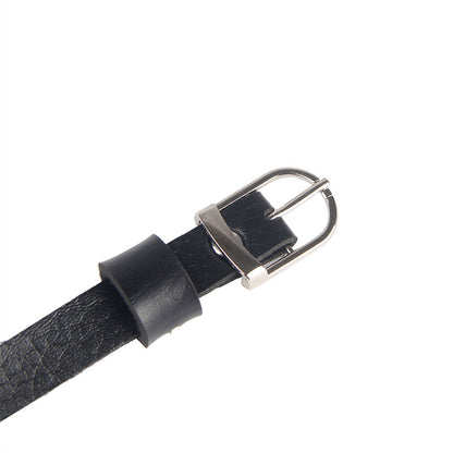 ARNÉS DE PECHO SUBBLIME - CADENAS CUERO NEGRO TALLA ÚNICA
