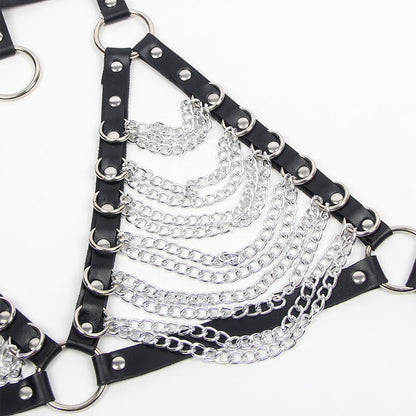 ARNÉS SUJETADOR SUBBLIME - COLLAR CON CADENAS TALLA ÚNICA