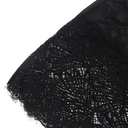 BABYDOLL SUBBLIME - CON TIRANTES AJUSTABLES DE ENCAJE NEGRO S/M
