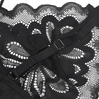 BABYDOLL SUBBLIME - CON ESTAMPADO FLORAL PECHO NEGRO S/M